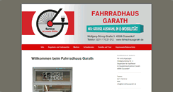 Desktop Screenshot of fahrradhausgarath.de